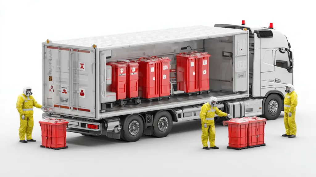 Empresa de transporte de resíduo hospitalar??