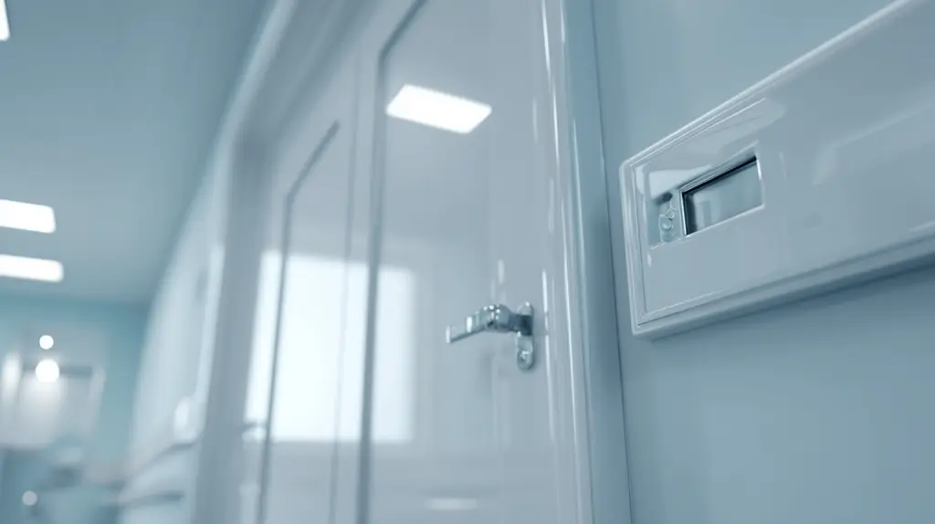 Porta com visor para hospital??